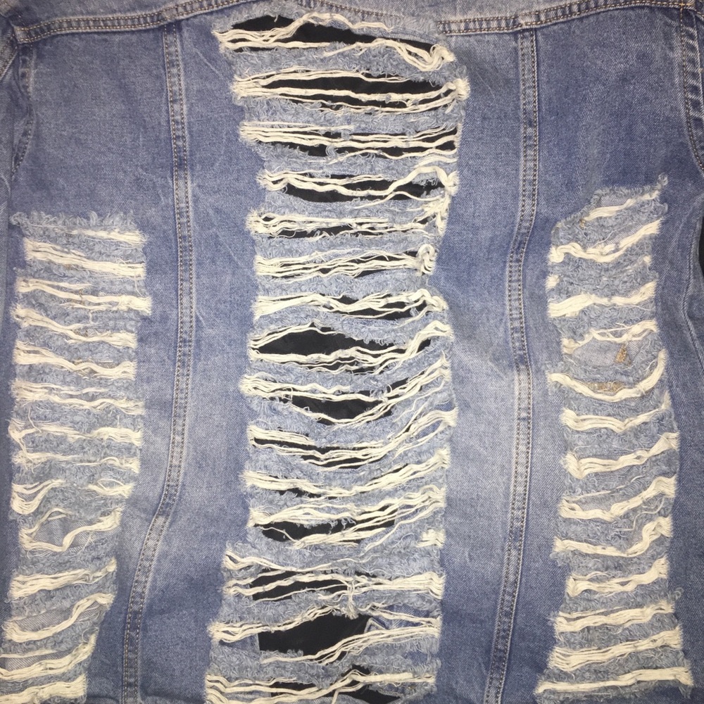 Ripped Jean Jacket - Picture 4 of 4
